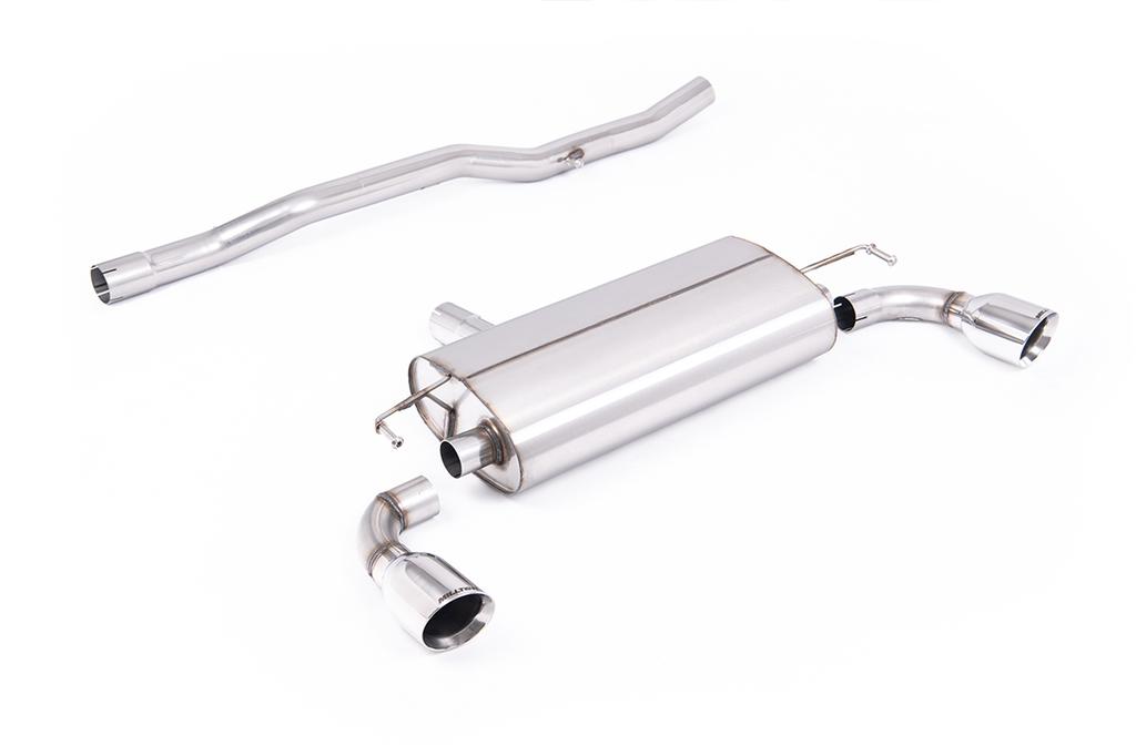 MillTek-SSXVW771-Cat-back V2 Non-resonated (loudest) with GT-100 Slash Cut Tips | ML Performance Car Parts