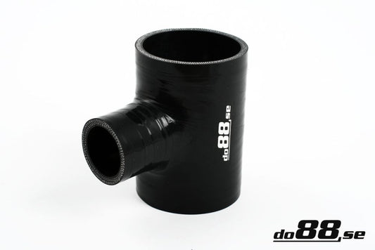 DO88 ST60 Silicone Hose Black T 2,375'' + 1'' (60mm+25mm)