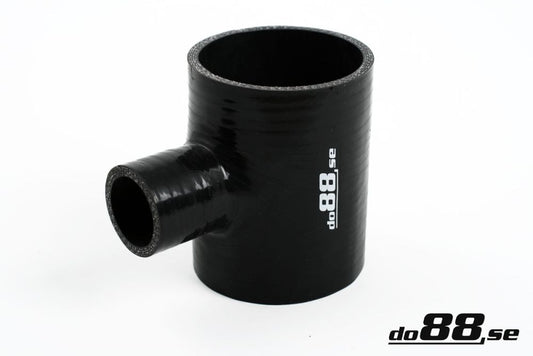 DO88 ST76-32 Silicone Hose Black T 3'' + 1,25'' (76+32mm)
