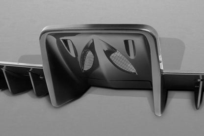 Capristo 03FE00410020LM Ferrari 458 Speciale Carbon Rear Diffuser (Matte) 