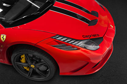 Capristo 03FE00410015LM Ferrari 458 Speciale Carbon Air Outlet Ribs (Matte) 