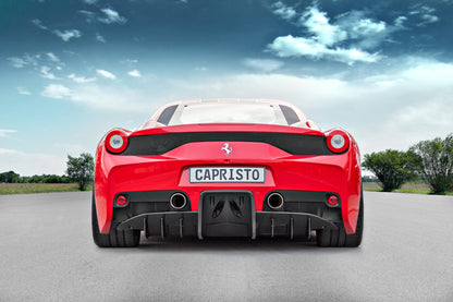 Capristo 03FE00410020LM Ferrari 458 Speciale Carbon Rear Diffuser (Matte) 