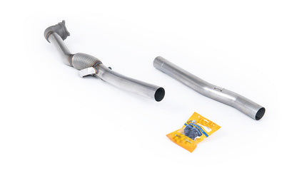 MillTek SSXVW216-1 Stainless Steel Cast Large Bore Downpipe with Catalyst Delete (For Milltek Cat-Back) (VW Golf)