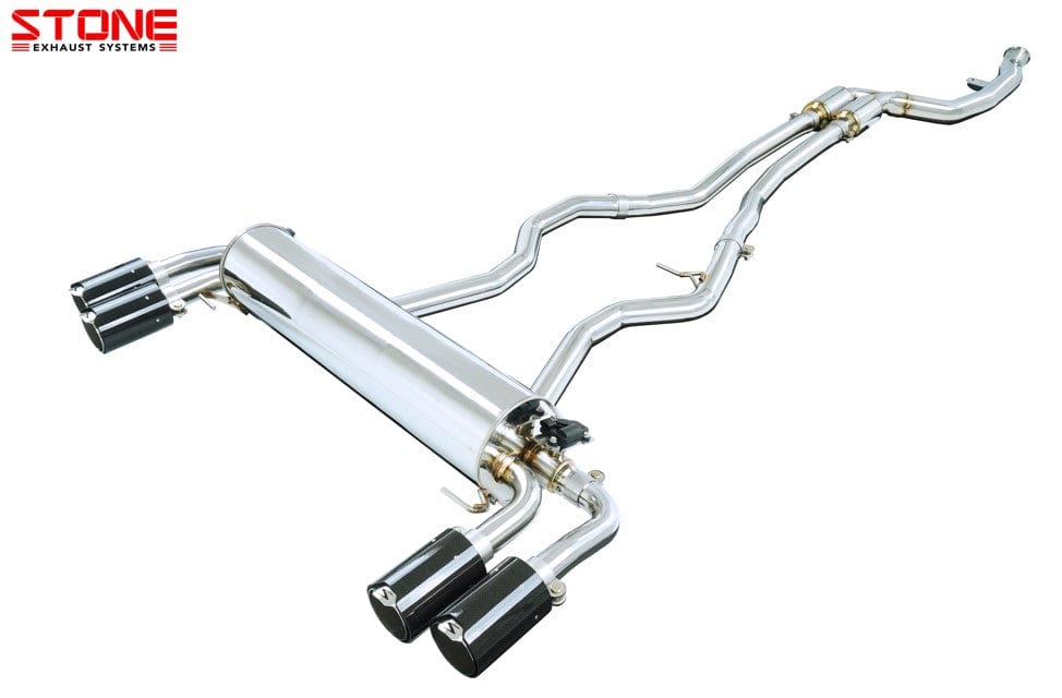 Stone Exhaust BMW B58 G20 G21 OEM Integrated Valved Catback Exhaust System - Non-OPF Model (M340i & M340i xDrive)