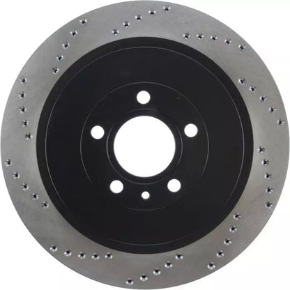 StopTech 128.61105R Ford Mustang Shelby GT500 5.8 Supercharged 350x19 Sport Cross Drilled Brake Disc - Rear Right