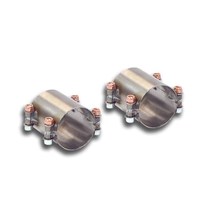 Supersprint Audi BMW Left & Right Sleeve Pipes for Stock Rear Exhaust (Inc. B8 RS4, F82 M4 & E64 M6) - ML Performance UK