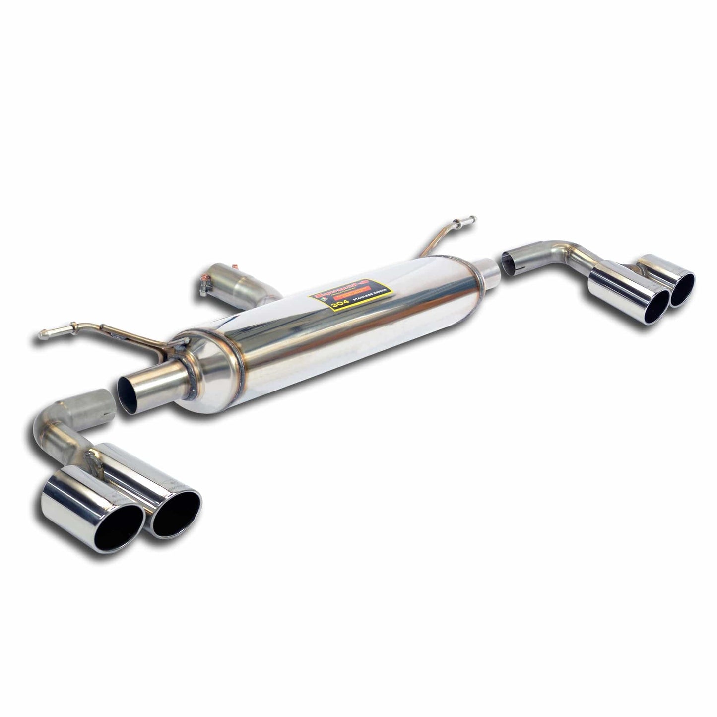 Supersprint BMW F30 F32 Quad Rear Exhaust with 80mm Tailpipes (Inc. 330d, 430d & 435dx)