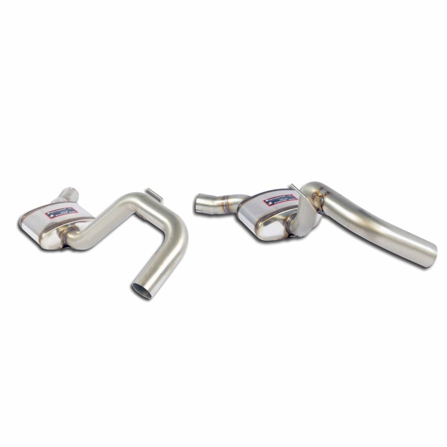 Supersprint Jaguar XKR 4.2l Supercharged Resonated Centre Exhaust Pipes - Left & Right