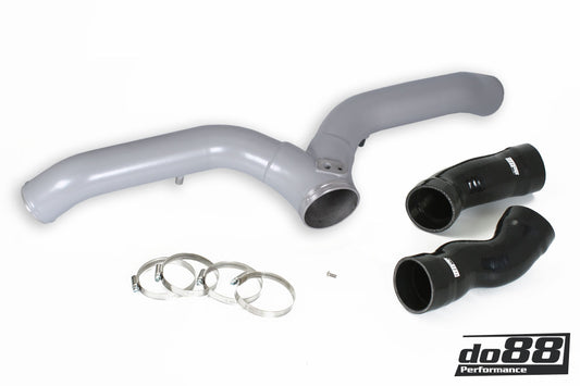 DO88 TR-140SI-ICM200 Porsche 997.1 Turbo Y-Pipe, Silver for ICM-200 IC