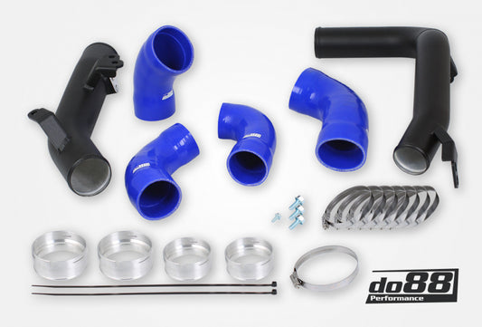 DO88 TR-260-D-OEM-B Volvo S60 V60 XC60 V90 S90 XC90 SPA Pressure pipes, Diesel, OEM IC, Blue hoses