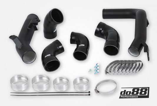 DO88 TR-260-D-OEM-S Volvo S60 V60 XC60 V90 S90 XC90 SPA Pressure pipes, Diesel, OEM IC, Black hoses