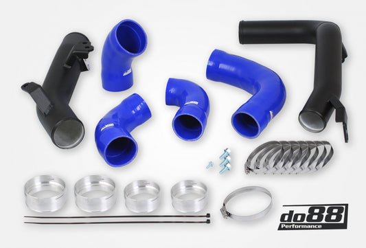 DO88 TR-260-PT8-OEM-B Volvo S60 V60 XC60 V90 S90 XC90 SPA Pressure pipes, T8 Petrol, OEM IC, Blue hoses