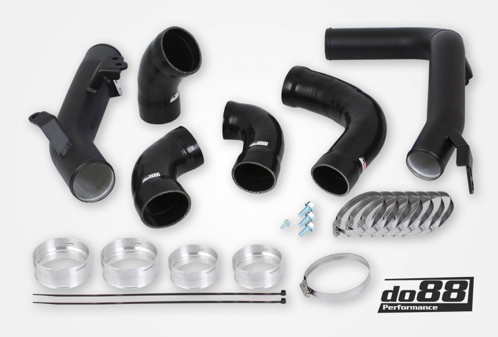 DO88 TR-260-PT8-OEM-S Volvo S60 V60 XC60 V90 S90 XC90 SPA Pressure pipes, T8 Petrol, OEM IC, Black hoses