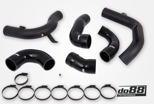 DO88 TR-340-do88-2-S VAG 2.0 TSI EA888 Gen4 (245hp) IC Pressure pipes, Black hoses