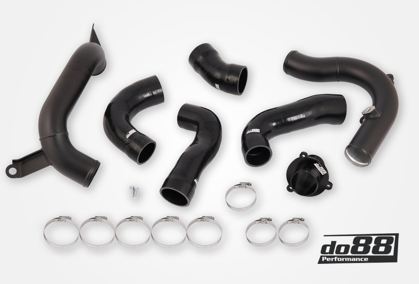 DO88 TR-430-S-CP-110 Pressure pipes + Turbo Muffler Delete VW Polo GTI, Seat Ibiza 1.8 TSI EA888