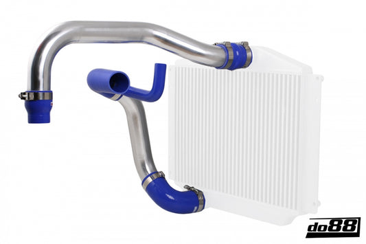 DO88 TR-850-B-76 Volvo 850/SVC70 Turbo Pressure pipes, blue hoses, 76mm throttle body