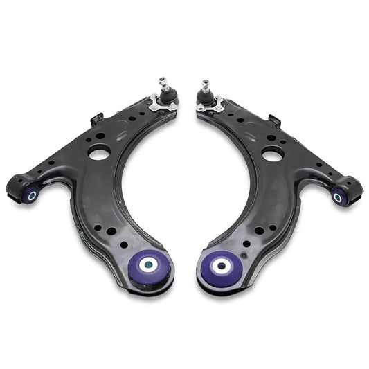SuperPro TRC1075 Front Lower Control Arm Kit including Ball Joints to suit Audi, Seat, Skoda & VW