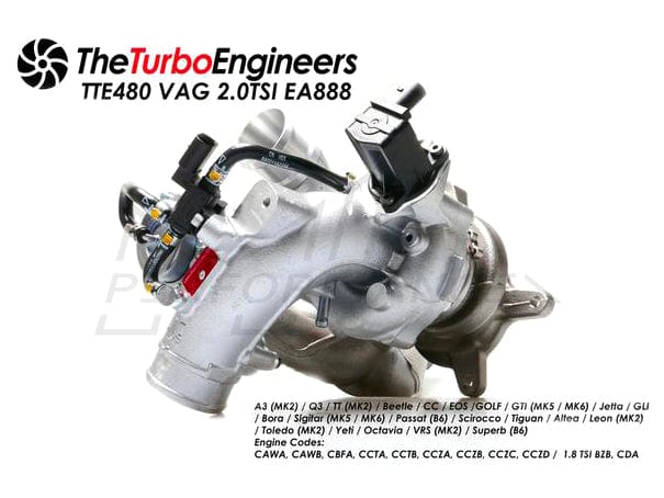 TTE VW 2.0T TSI Turbocharger Upgrade TTE480 EA888 Gen1 (Golf GTI Leon FR Scirocco)