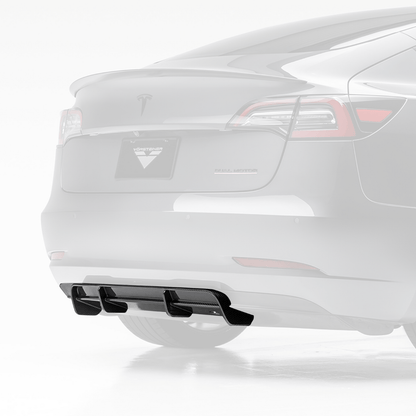 Vorsteiner TEV1055 Tesla Model 3 Volta Aero Rear Diffuser | ML Performance