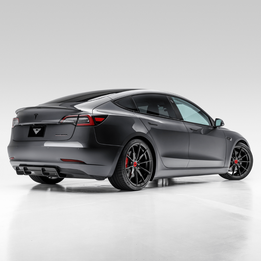 Vorsteiner TEV1055 Tesla Model 3 Volta Aero Rear Diffuser | ML Performance