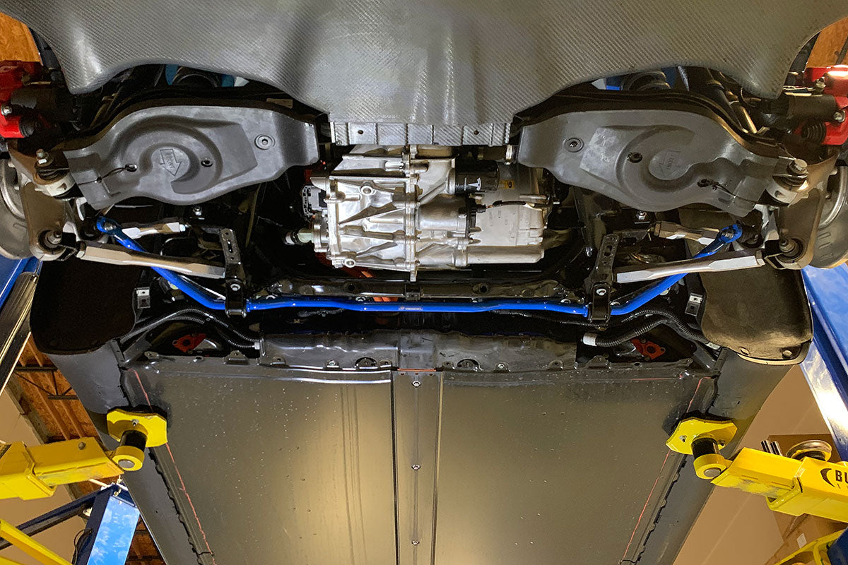 UNPLUGGED PERFORMANCE UP-M3-312-3.1 ADJUSTABLE FRONT SWAY BAR, SINGLE BAR ONLY FOR TESLA MODEL 3