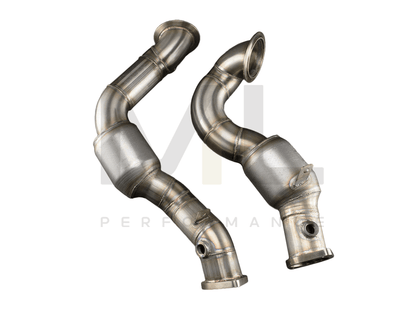 Ultimate Racing BMW N54 E82 E88 E90 E92 Metal Substrate High-Flow Catted Downpipes - LHD (135i & 335i)