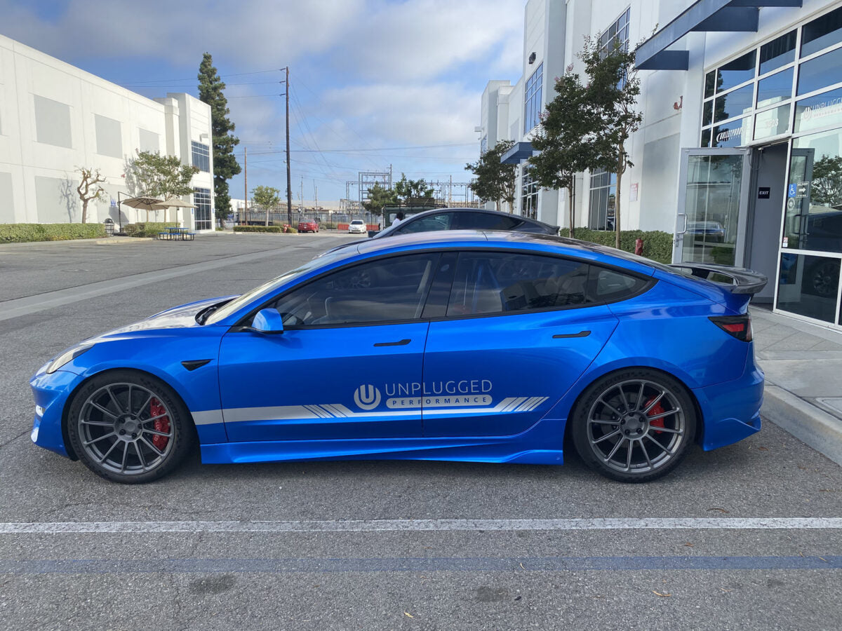 UNPLUGGED PERFORMANCE UP-M3-347-4.1 REAR DOOR WINDOW PAIR, LEXAN (3.8LBS EACH, 7.8LBS COMBINED SAVINGS) FOR TESLA MODEL 3