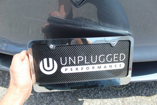UNPLUGGED PERFORMANCE UP-M3-302-2.1 ASCENSION FRONT FASCIA OPTION - MAGNETIC LICENSE PLATE HOLDER FOR TESLA MODEL 3