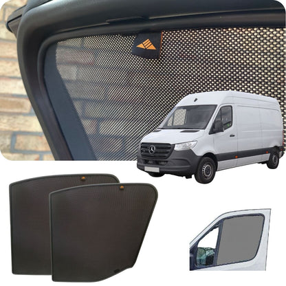 Heyner TROMERCSPRW906F Mercedes Sprinter W906 2006-2018 - Front Windows Shades Set Of 2Pcs.