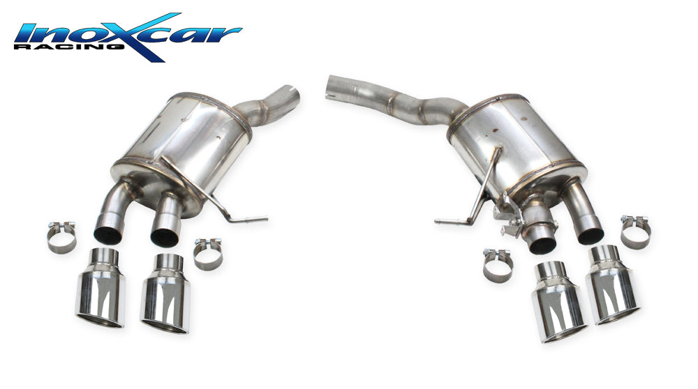 InoXcar VALV.MACAN.10.XR11 Porsche Macan S Serie Rear Silencer With End Pipe 2 X Diam. 110 X-Race R+L + Valve Assembly With Original Electric Engine 1 | ML Performance UK Car Parts