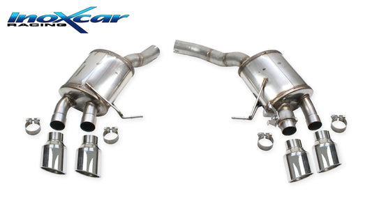 InoXcar VALV.MACAN.10.XR11 Porsche Macan S Serie Rear Silencer With End Pipe 2 X Diam. 110 X-Race R+L + Valve Assembly With Original Electric Engine 1 | ML Performance UK Car Parts