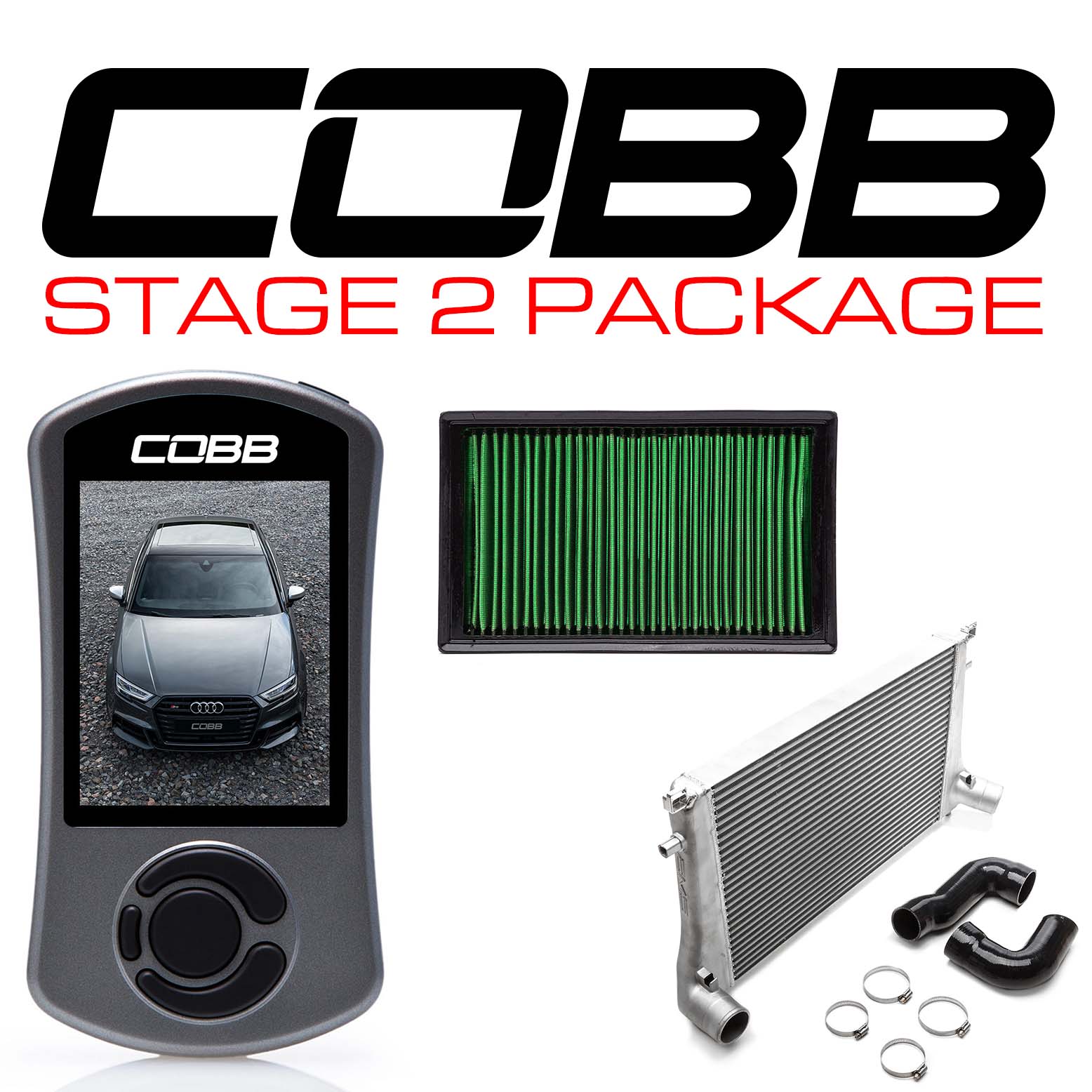 COBB VLK0030020-DSG-A AUDI STAGE 2 POWER PACKAGE WITH S TRONIC FLASHING S3 (8V)