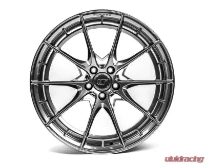 Vivid Racing VR-D03R-19105-22-51143-HBLK VR Forged D03-R Wheel Hyper Black 19x10.5 +22mm 5x114.3