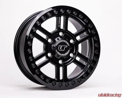 Vivid Racing VRF-D16B-MAVR-MBLK VR Forged D16 Beadlock Wheel Set of 4 Can-Am Maverick R 15x6.0 6x139.7 Matte Black