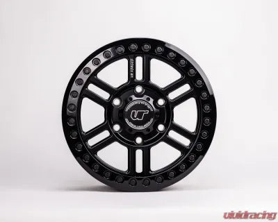 Vivid Racing VRF-D16B-MAVR-MBLK VR Forged D16 Beadlock Wheel Set of 4 Can-Am Maverick R 15x6.0 6x139.7 Matte Black