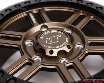 Vivid Racing VR-D16B-1560-40-61397-SBZ VR Forged D16 Beadlock UTV Wheel Satin Bronze 15x6 +40mm 6x139.7