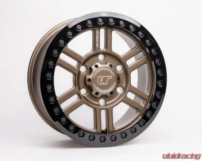 Vivid Racing VRF-D16B-MAVR-SBZ VR Forged D16 Beadlock Wheel Set of 4 Can-Am Maverick R 15x6.0 6x139.7 Satin Bronze