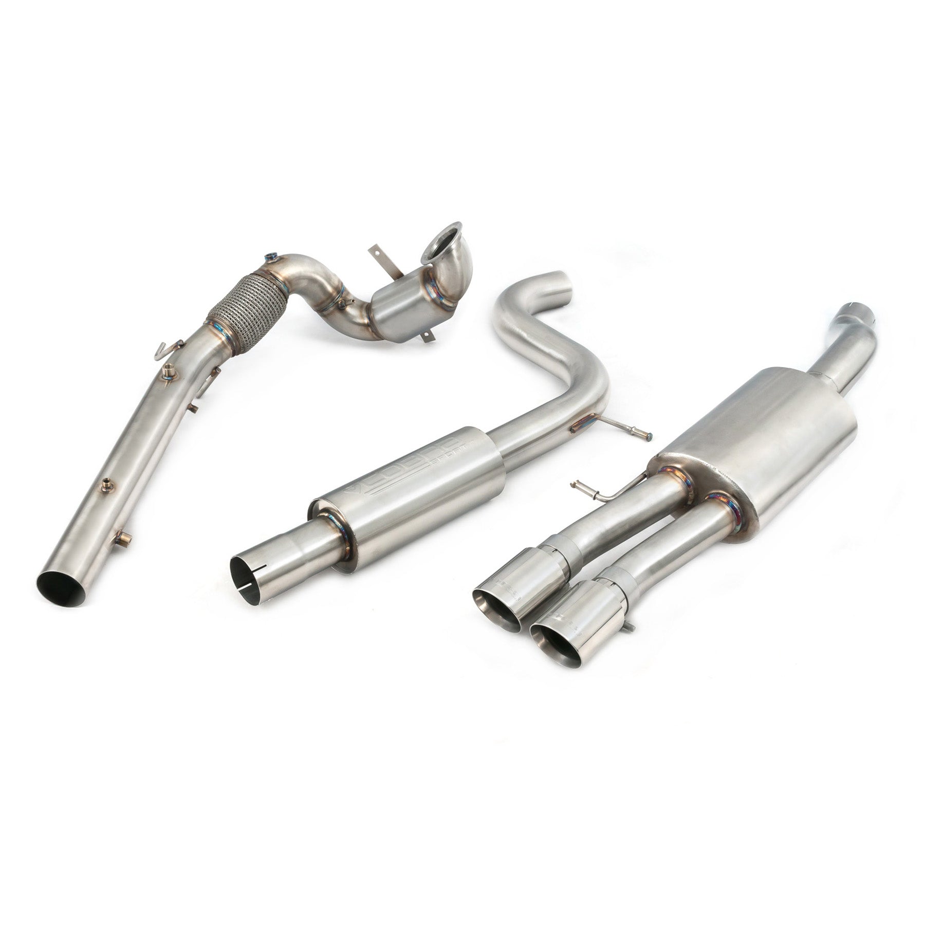 Cobra Exhaust VW Polo GTI (AW) Mk6 2.0 TSI (19-21) Turbo Back Performance Exhaust