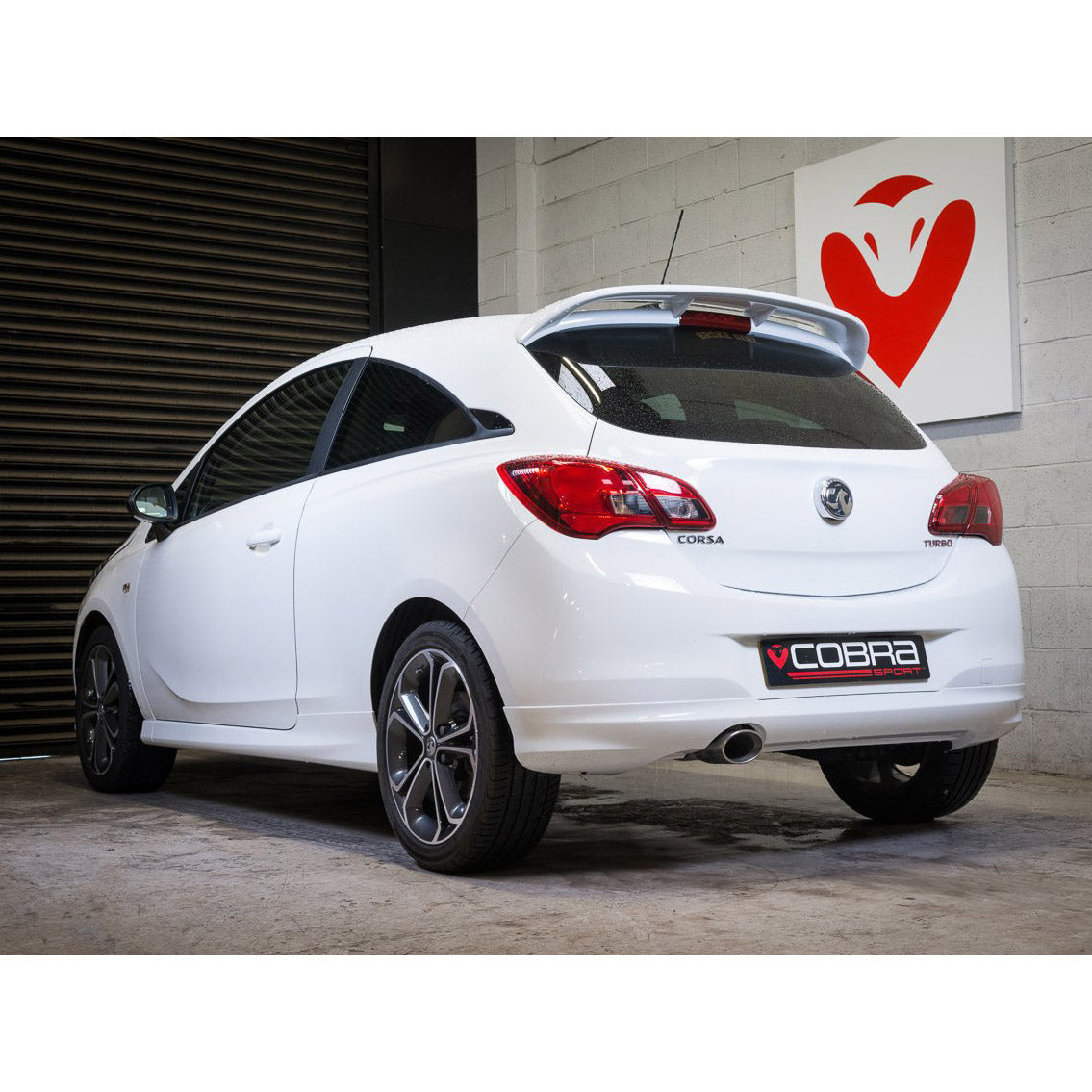 Cobra Exhaust Vauxhall Corsa E 1.4 Turbo (15-19) Rear Box Section Performance Exhaust