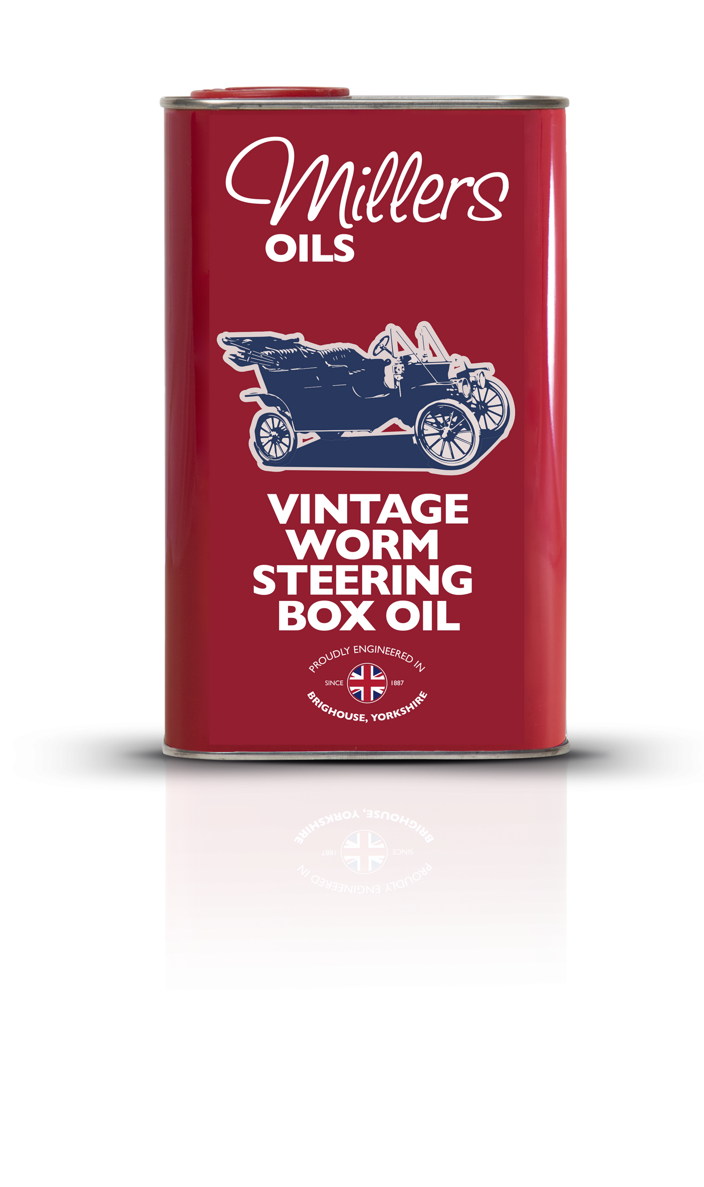 Millers Oils 7921JCT Vintage Worm Steering Box Oil 1L Metal Tin