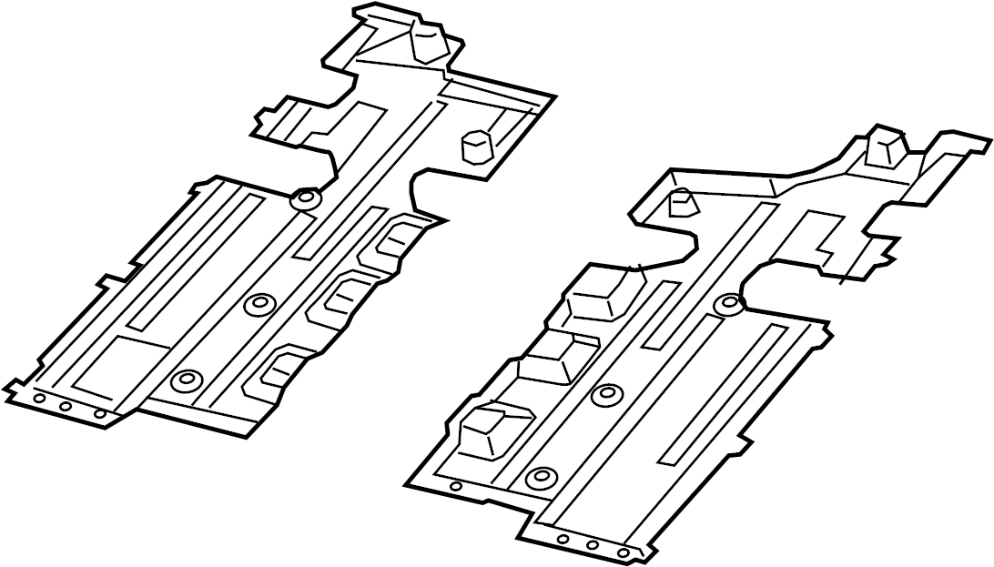 Genuine BMW 51758080539 G87 M2 Underbody Paneling, Strut, Front Left