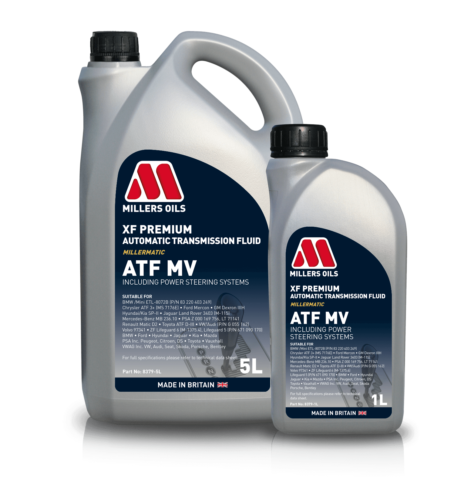 Millers Oils 8379 XF Premium ATF MV Automatic Transmission Fluid