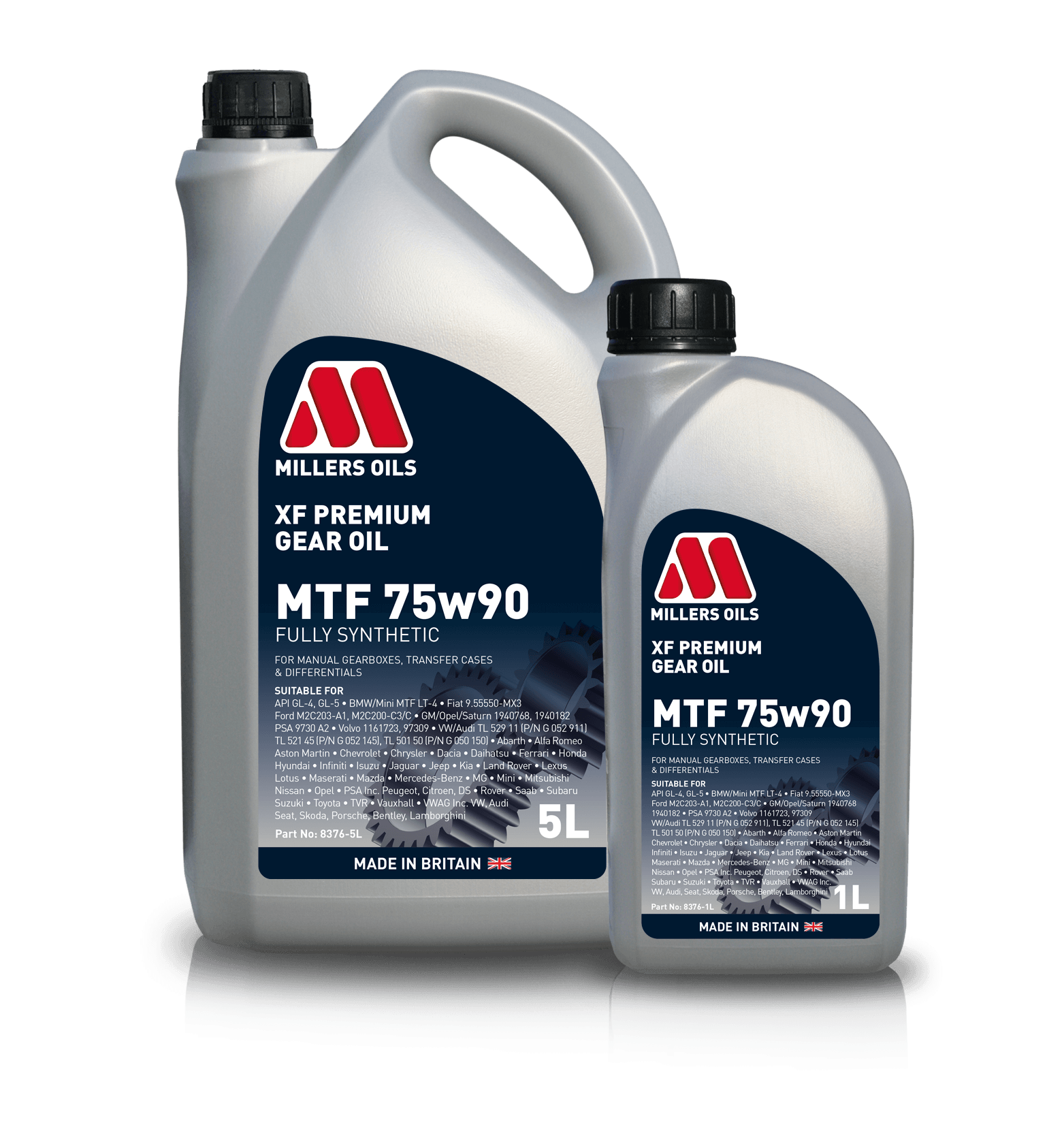 Millers Oils 8376 XF Premium MTF 75w90 Fully Synthetic Gear Oil
