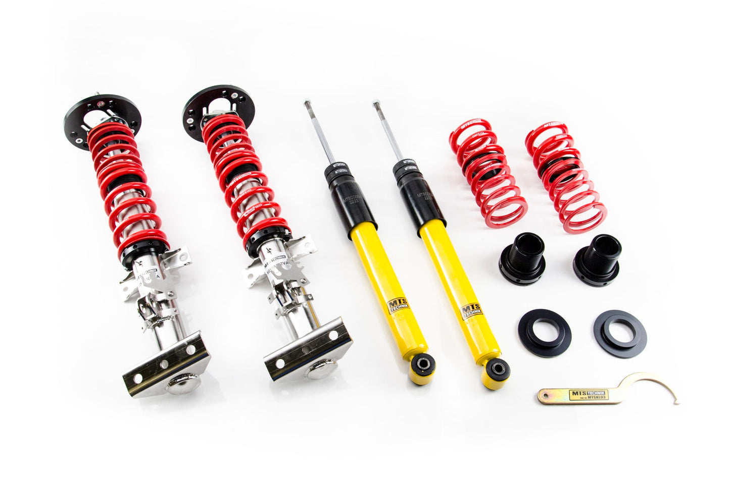 MTS Technik XMTSGWBM116 STREET COILOVER KIT W/ CAMBER ADJUST TOP MOUNTS (INOX) FOR BMW 3 CONVERTIBLE (E36)