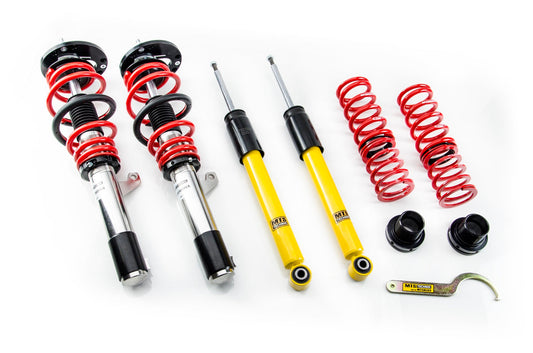 MTS Technik XMTSGWVW91-S STANCE COILOVER KIT W/ CAMBER ADJUST TOP MOUNTS (INOX) FOR VOLKSWAGEN TOURAN (1T3)