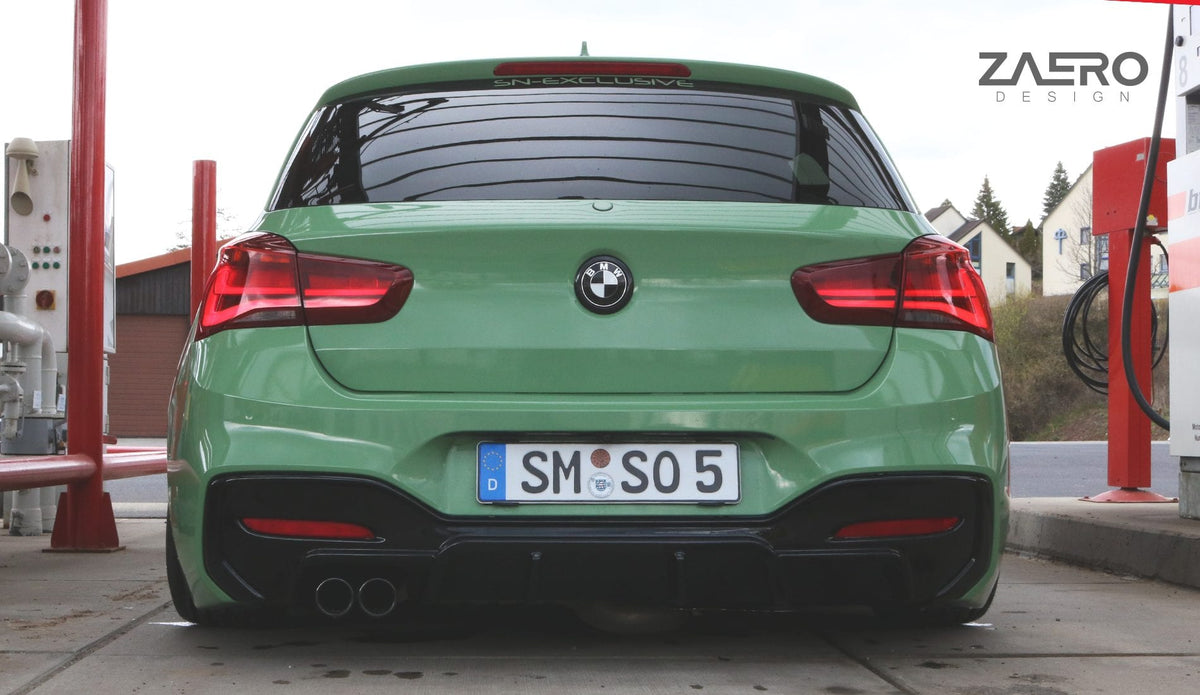 Zaero BMW F20 F21 LCI EVO-1 Rear Diffuser (Inc. 118i, 120i, 125i & M140i) - ML Performance UK