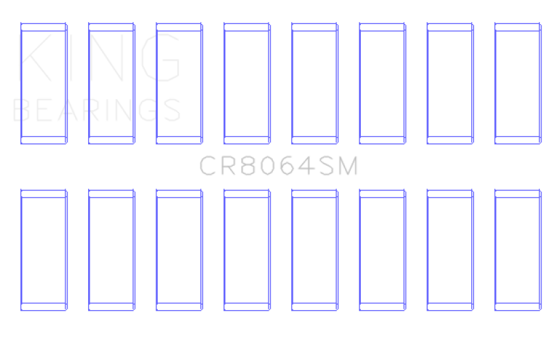King Engine Bearings Ford Godzilla 7.3L Rod Bearing Set - Size STD