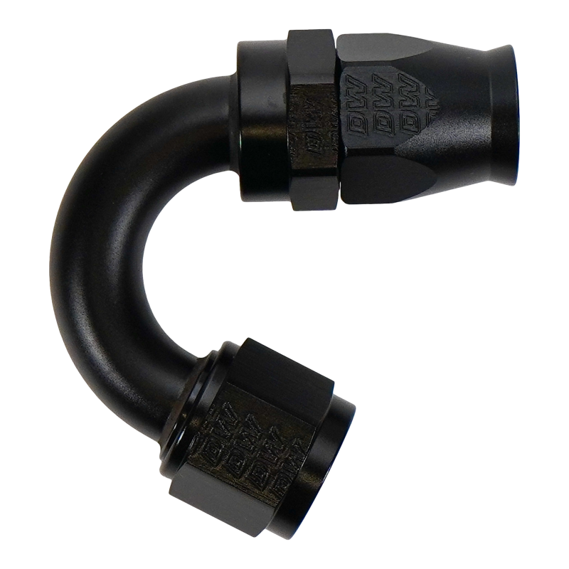 DeatschWerks 10AN Female Flare Swivel (Incl Ferule/Olive) 150-degree Hose End PTFE