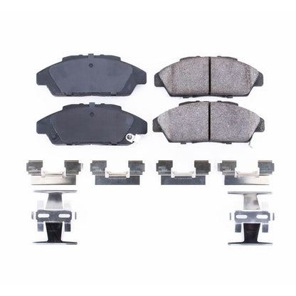 PowerStop Power Stop 90-93 Honda Accord Front Z17 Evolution Ceramic Brake Pads w/Hardware