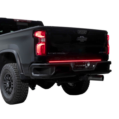 Putco 2024 Chevrolet Silverado HD/ GMC Sierra HD 60In Direct Fit Red Blade Kit Tailgate Bars